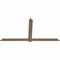 Ekena Millwork Eugene Smooth Timber Gable Bracket, Douglas Fir, 96"W x 48"H x 1 1/2"D x 5 1/2"F, 12/12 Pitch GBW096X48X0206EUG00SDF - alternate 3